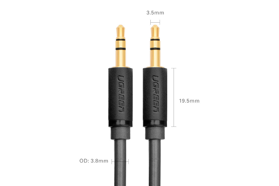

Межкомпонентный кабель Ugreen AV119 3.5 mm AUX 1M