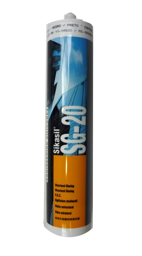 

Клей для стекла и метала Sika Sikasil SG-20 600 мл Черный