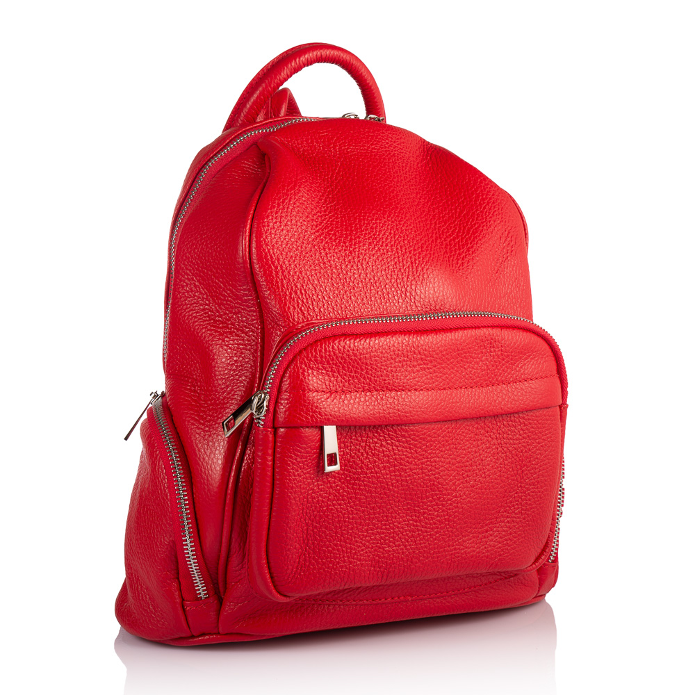 

Рюкзак Virginia Conti VC2238red кожаный Красный