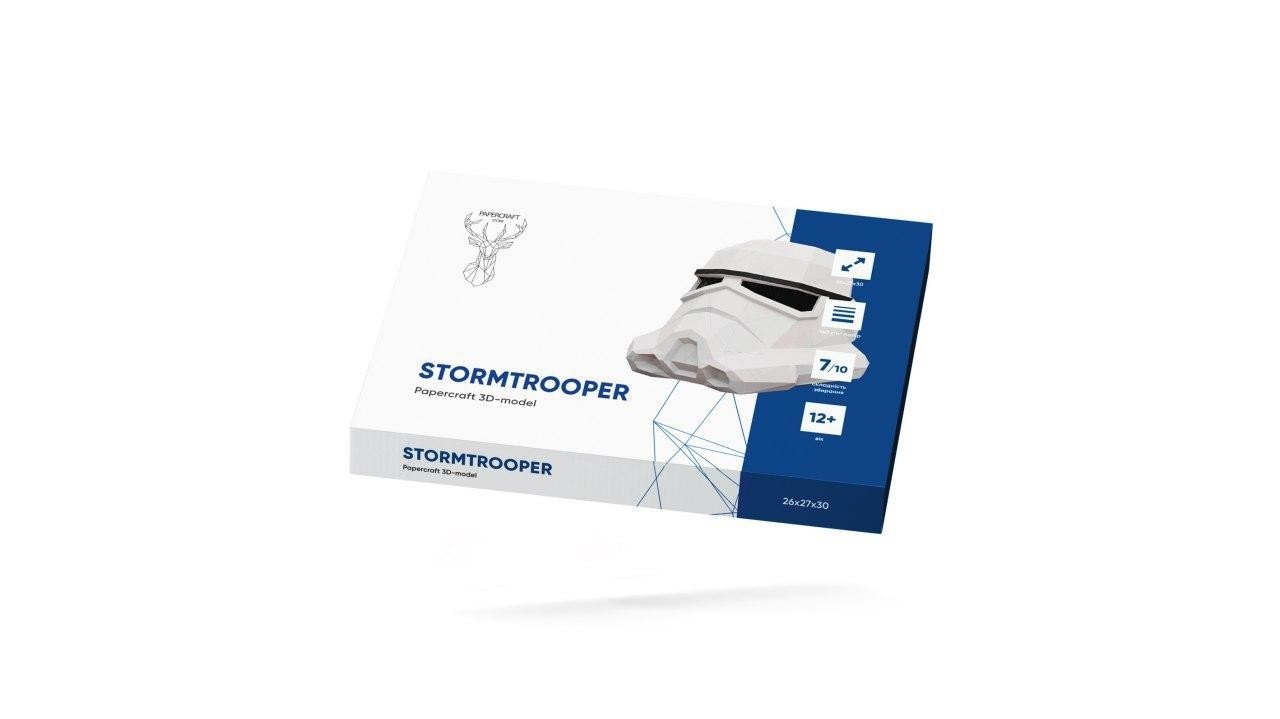 

3D фигура Штурмовик Stormtrooper Оригами Papercraft