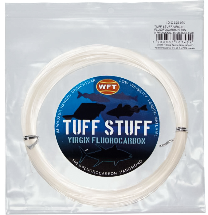 

Повідковий матеріал T.Stuff Fluorocarbon Hard Mono 1.00mm 40.7kg 90lb 50m (1D-C 325-100)