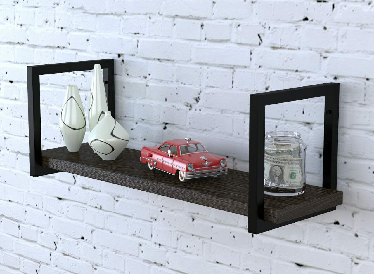

Полка PL-1-32 Loft Design Венге Корсика длина полки 92 см