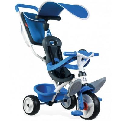 

Детский велосипед Smoby с козырьком, багажником и сумкой Синий (741102)