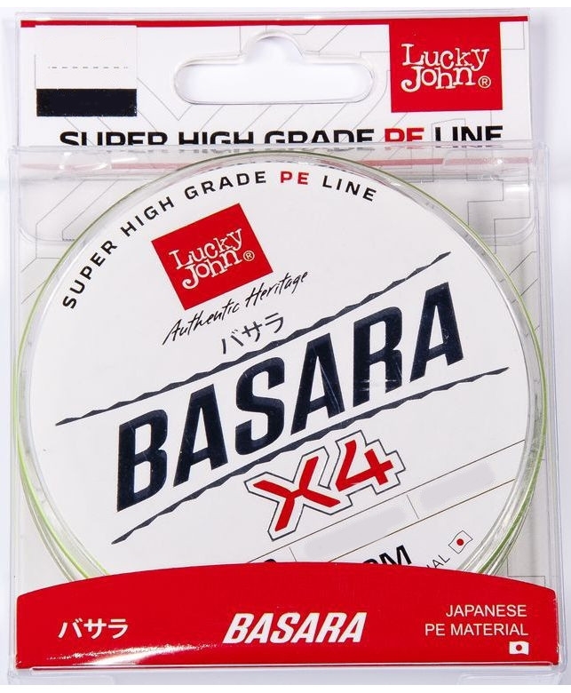 

Шнур Lucky John Basara Green Х4 125m #0.6/0.113mm 5.75kg (LJ4104-011)