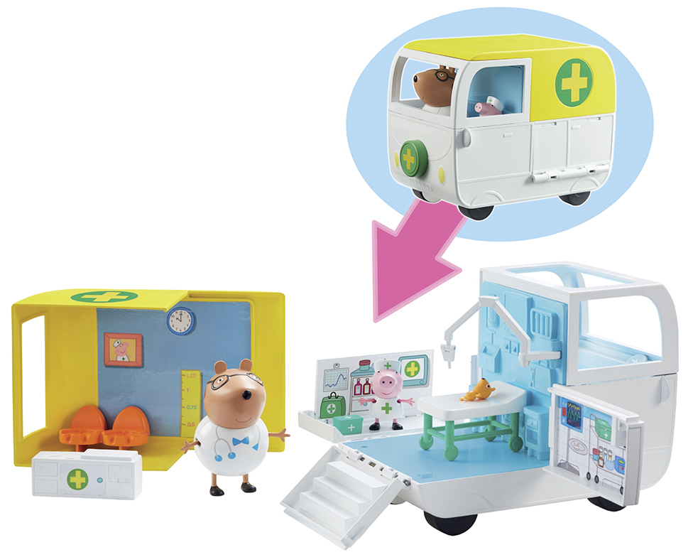

Игровой набор Peppa Pig Медицинский центр на колесах (06722) (5029736067229)