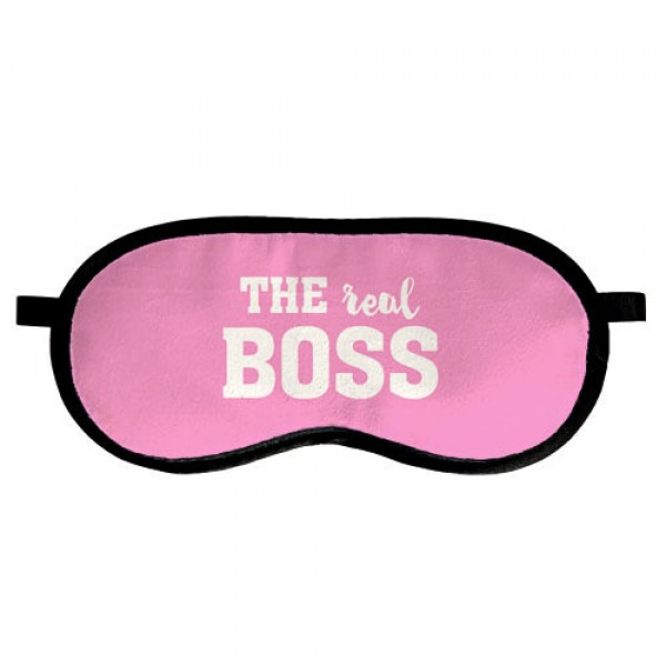 

Маска для сна Presentville с принтом Real boss