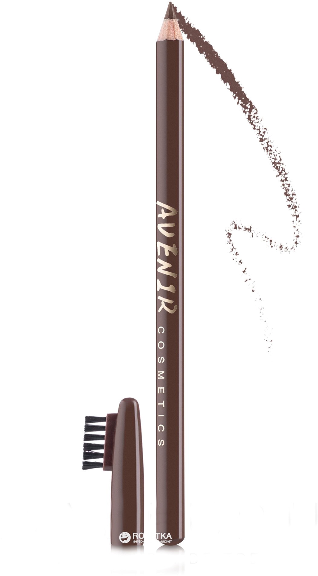 Карандаш для бровей Avenir Cosmetics 114 Коричнево-русый 2.2 г ...