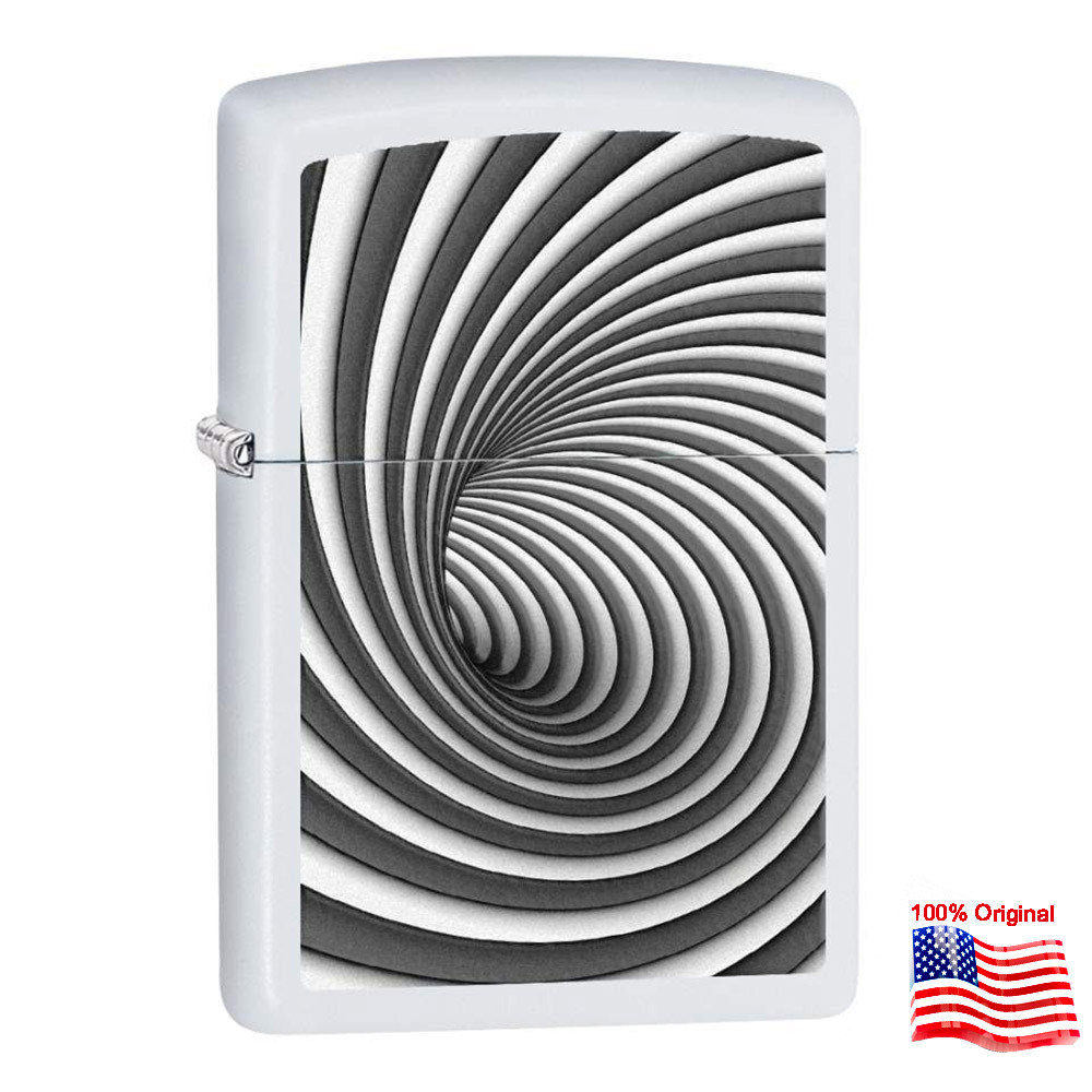 

Зажигалка Zippo 28440 SPIRAL белая 28440