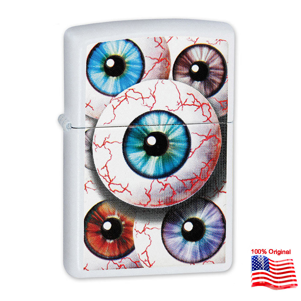 

Зажигалка Zippo 24716 Eyeballs белая 24716