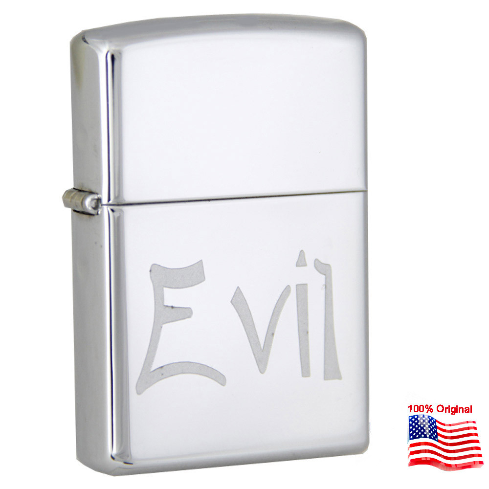 

Зажигалка Zippo 21033 Evil серая 21033