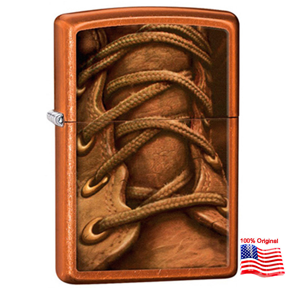 

Зажигалка Zippo 28672 Boot Laces коричневая 28672