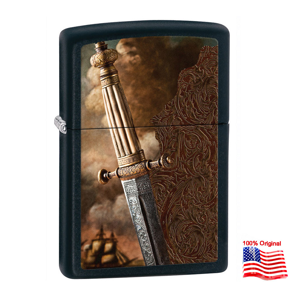 

Зажигалка Zippo 28305 SWORD OF WAR черная 28305