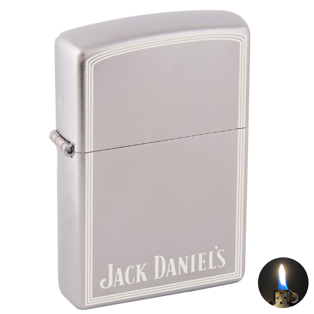 

Зажигалка Zippo 205 Satin Chrome серая 205508