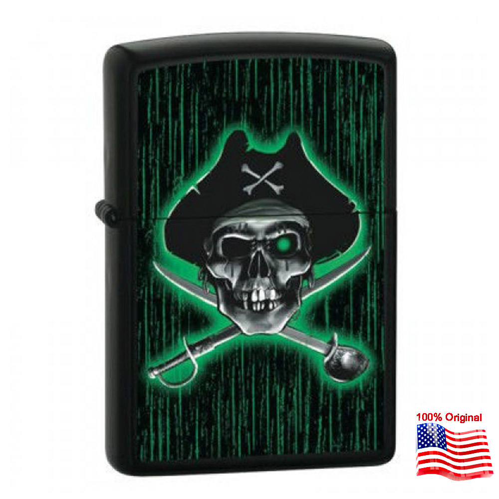 

Зажигалка Zippo 24261 PIRATE черная 24261