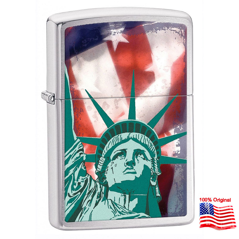 

Зажигалка Zippo 28282 Statue Of Liberty серая 28282