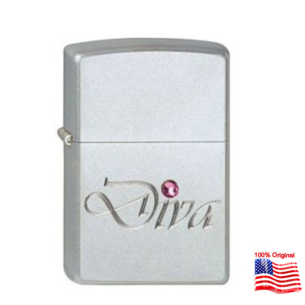 

Зажигалка Zippo 420.056 Diva серая 420056
