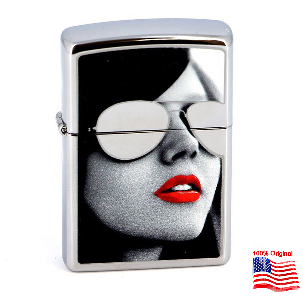 

Зажигалка Zippo 28274 LADY GLASSES серая 28274