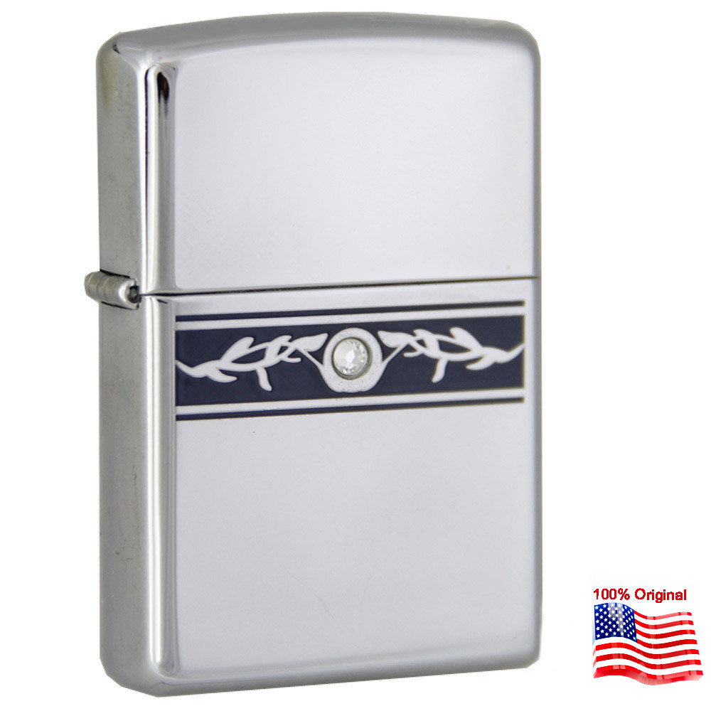 

Зажигалка Zippo 20894 Indigo lvy серая 20894