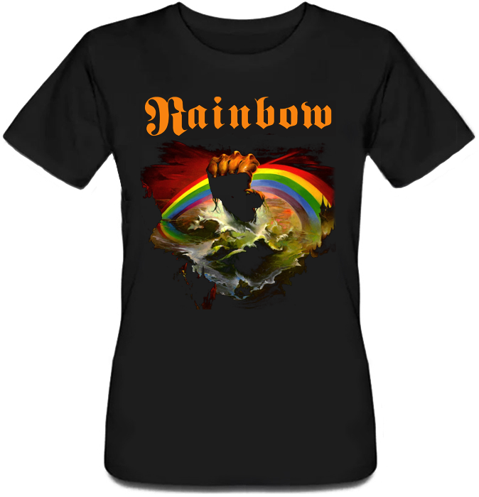 

Футболка HEADBANGER Rainbow - Rising  Черная, Футболка HEADBANGER Rainbow - Rising XL Черная