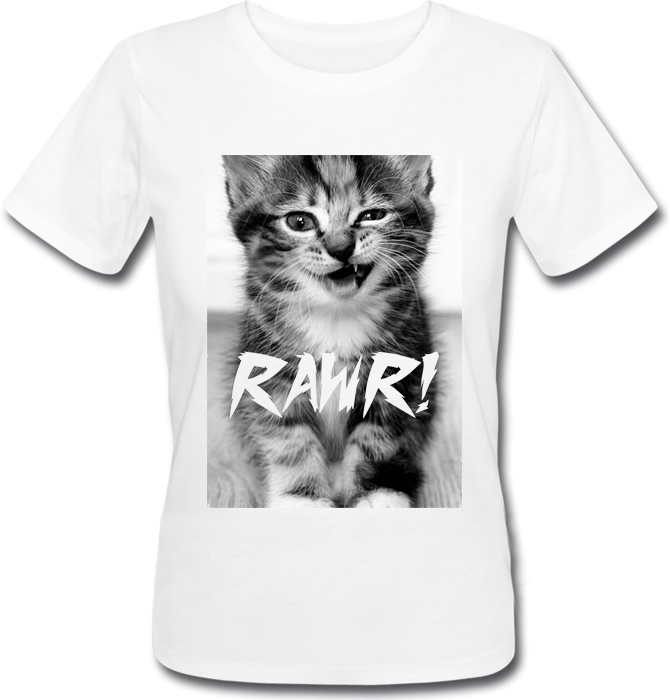 

Футболка HEADBANGER RAWR!  Белая, Футболка HEADBANGER RAWR! L Белая