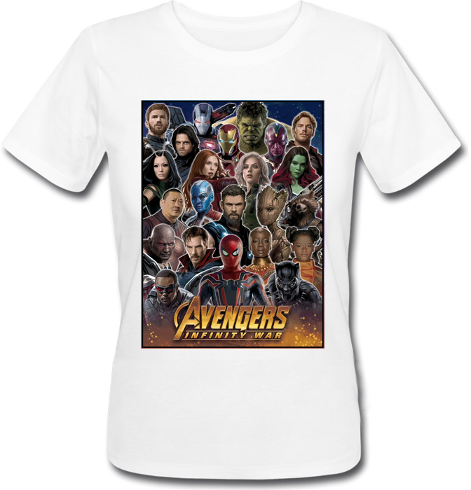 

Футболка HEADBANGER Avengers: Infinity War  Белая, Футболка HEADBANGER Avengers: Infinity War XL Белая