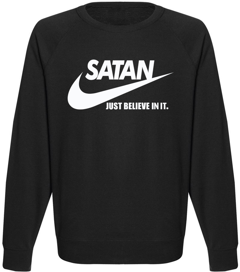 

Свитшот HEADBANGER Satan - Just Believe In It  Черный, Свитшот HEADBANGER Satan - Just Believe In It XL Черный