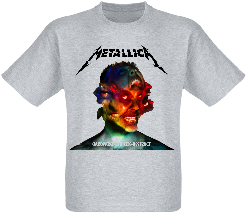 

Футболка Print Planet Metallica "Hardwired...To Self-Destruct" меланж, Футболка Print Planet Metallica "Hardwired...To Self-Destruct" меланж L
