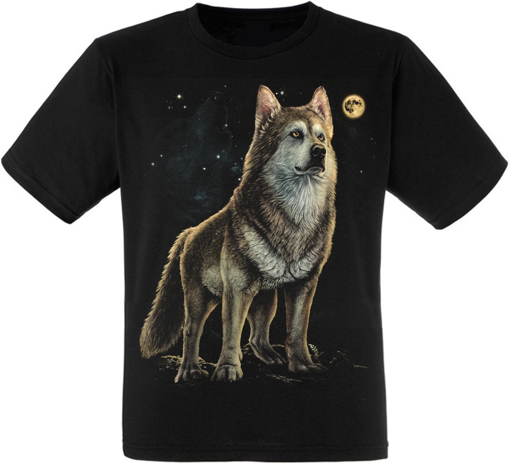 

Футболка Print Planet Wolf 3 XXL