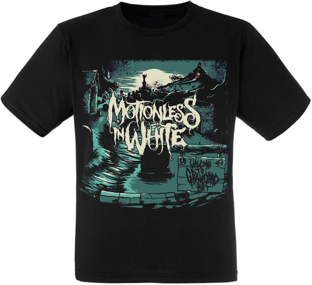 

Футболка Print Planet Motionless In White "Welcome To Graveyard Shift, Футболка Print Planet Motionless In White "Welcome To Graveyard Shift" M