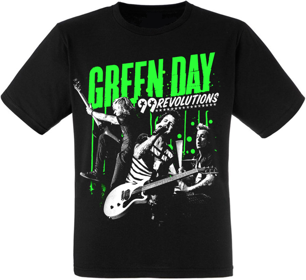 

Футболка Print Planet Green Day "99 Revolutions, Футболка Print Planet Green Day "99 Revolutions" XL