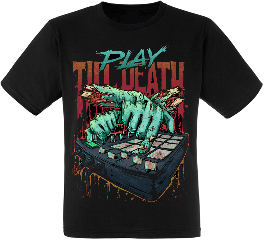 

Футболка Print Planet Play Till Death, Футболка Print Planet Play Till Death XL