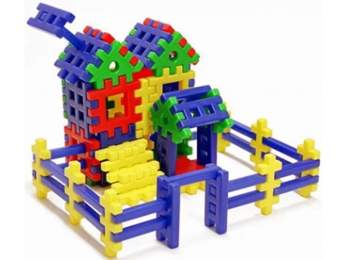 

Конструктор-пазлы Кошкин дом, Toys Plast, 67 дет.