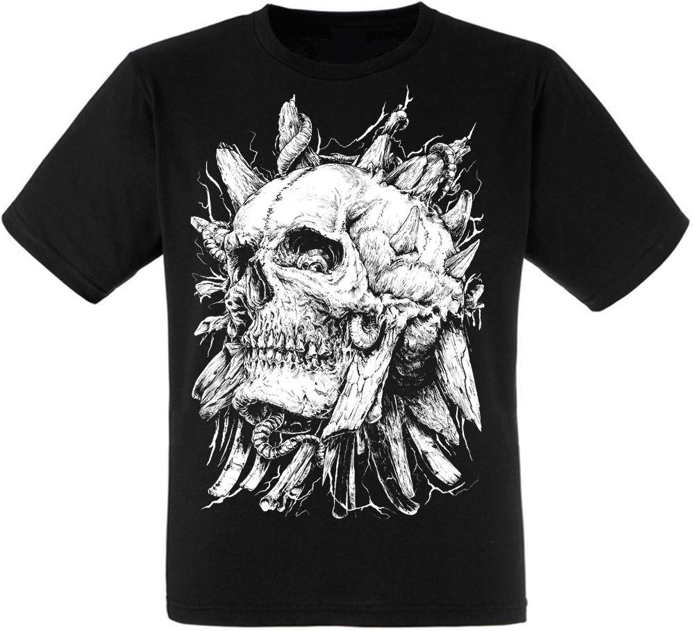 

Футболка Print Planet Skull with Horns XXL