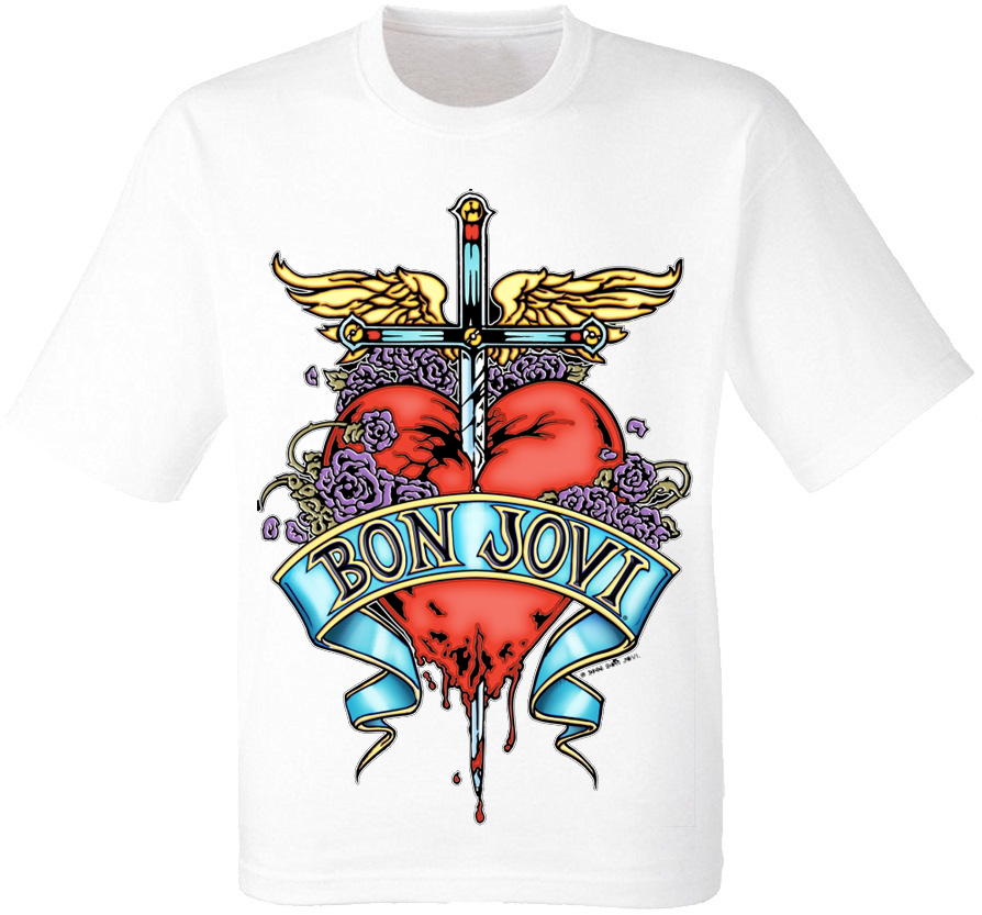 

Футболка Print Planet Bon Jovi "It's My Life" белая, Футболка Print Planet Bon Jovi "It's My Life" белая XL