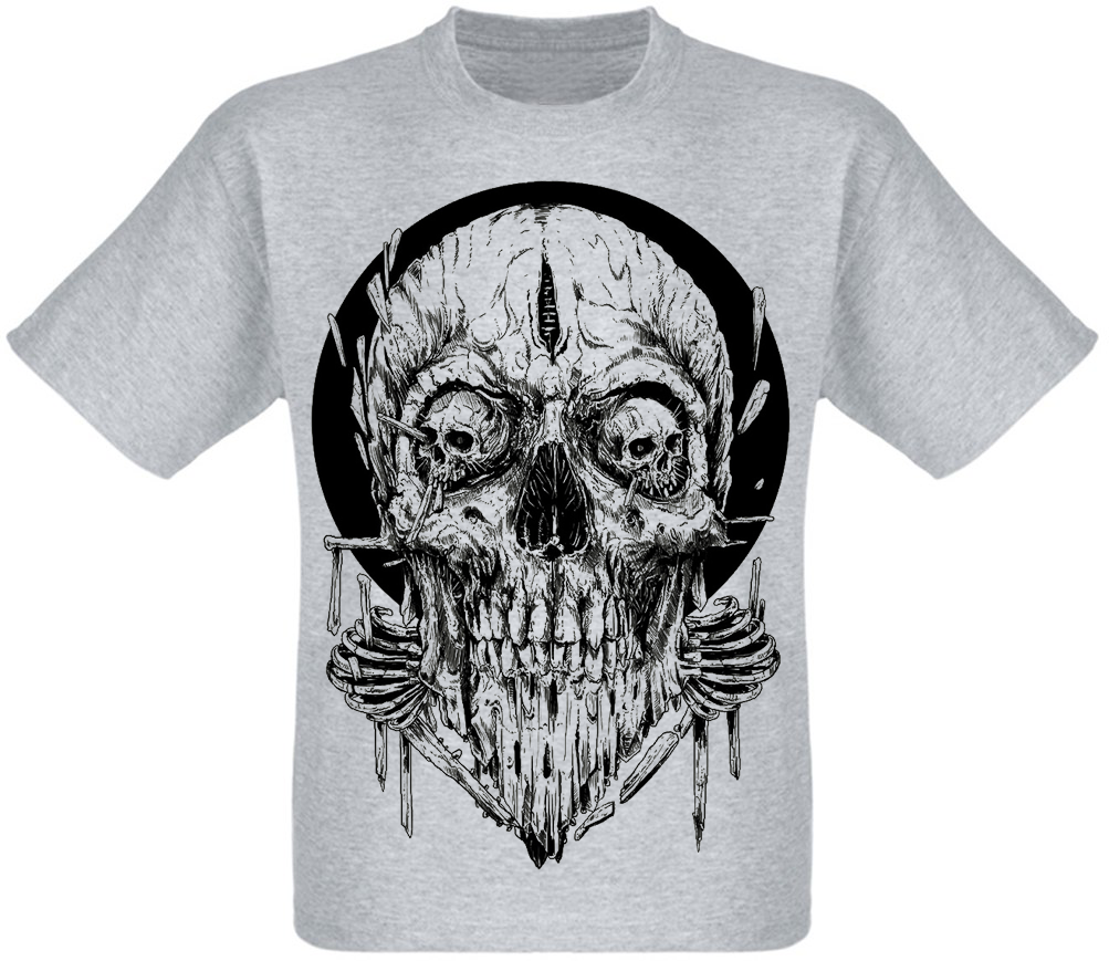 

Футболка HEADBANGER Skull with Eyes Skull Shape, Футболка HEADBANGER Skull with Eyes Skull Shape XL