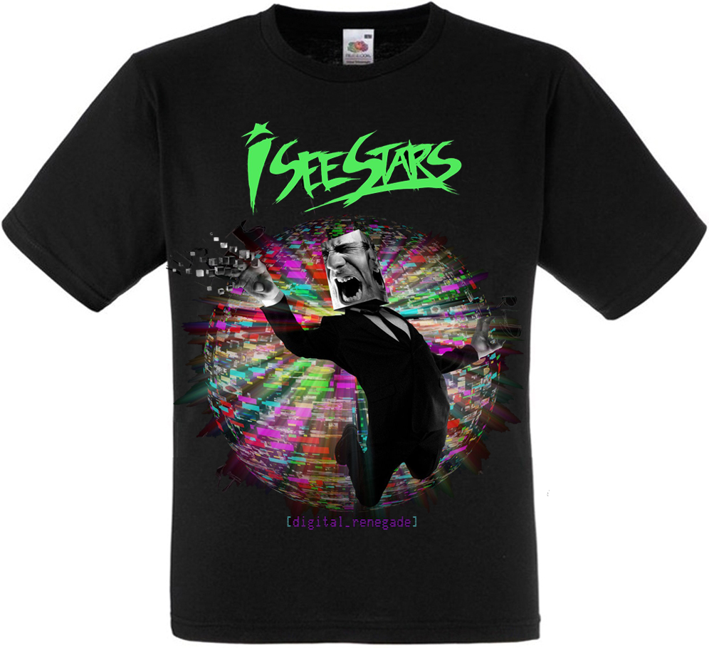 

Футболка Print Planet I See Stars "Digital Renegade, Футболка Print Planet I See Stars "Digital Renegade" L
