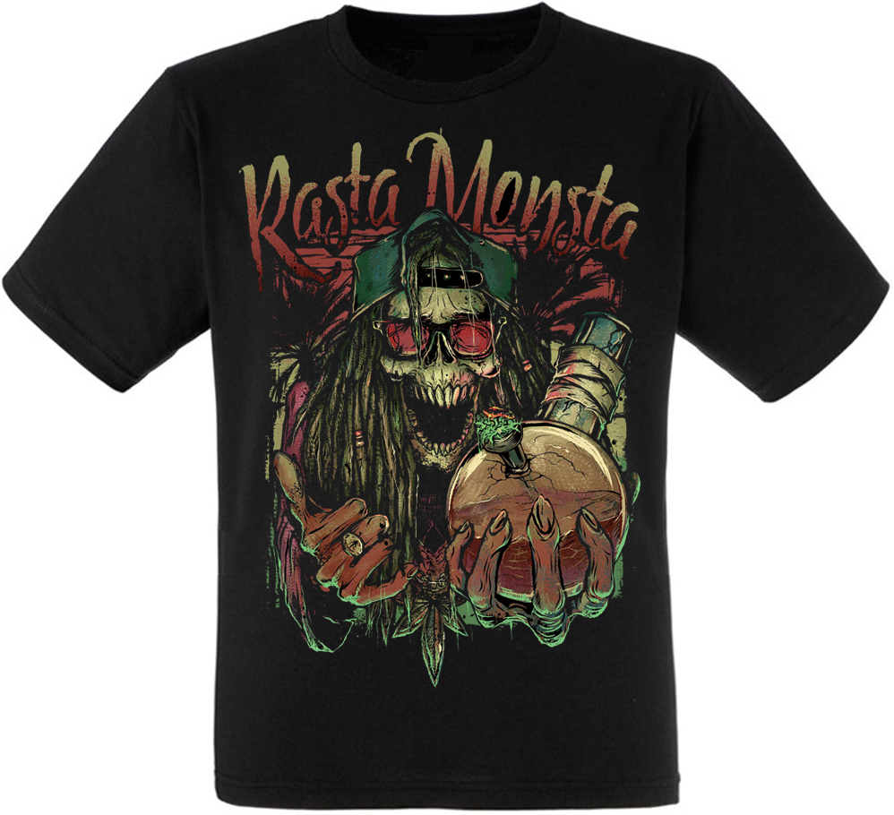 

Футболка Print Planet Rasta Monsta, Футболка Print Planet Rasta Monsta XL