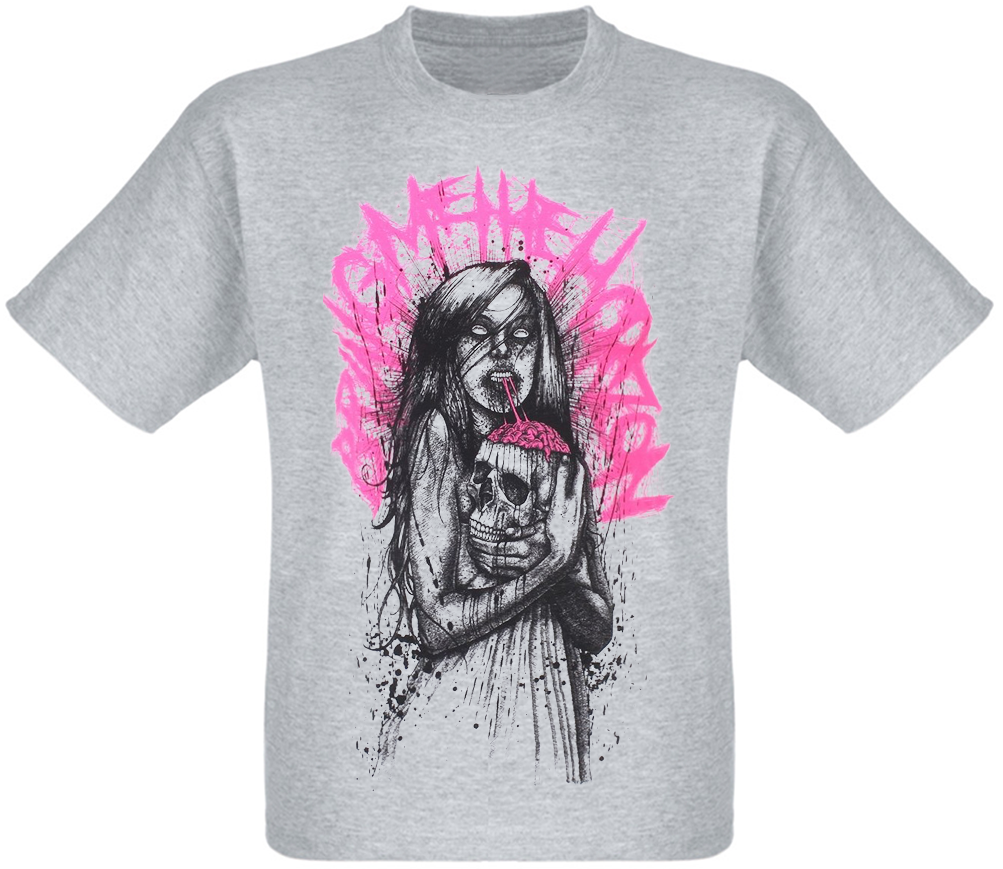 

Футболка Print Planet Bring Me The Horizon "Zombie Brain" меланж, Футболка Print Planet Bring Me The Horizon "Zombie Brain" меланж M