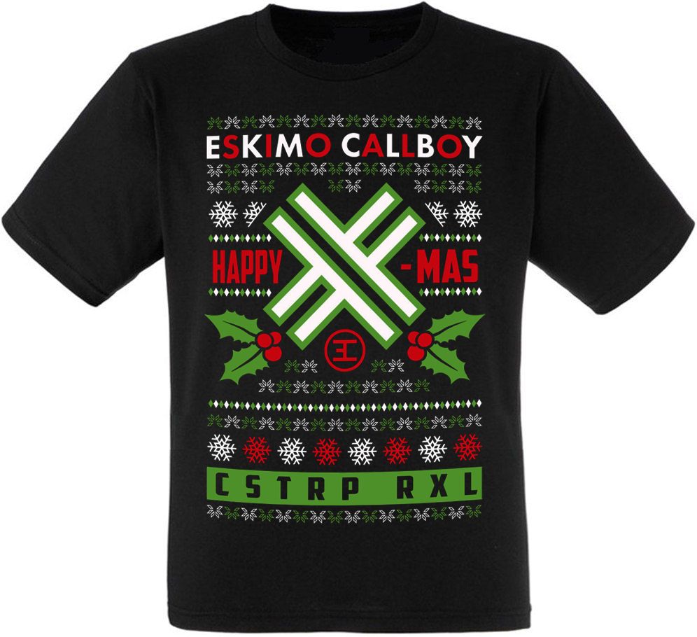 

Футболка Print Planet Eskimo Callboy - Happy X-Mas, Футболка Print Planet Eskimo Callboy - Happy X-Mas S