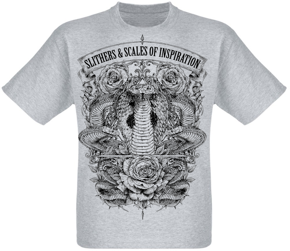 

Футболка HEADBANGER Slithers & Scales Of Inspiration меланж XXL