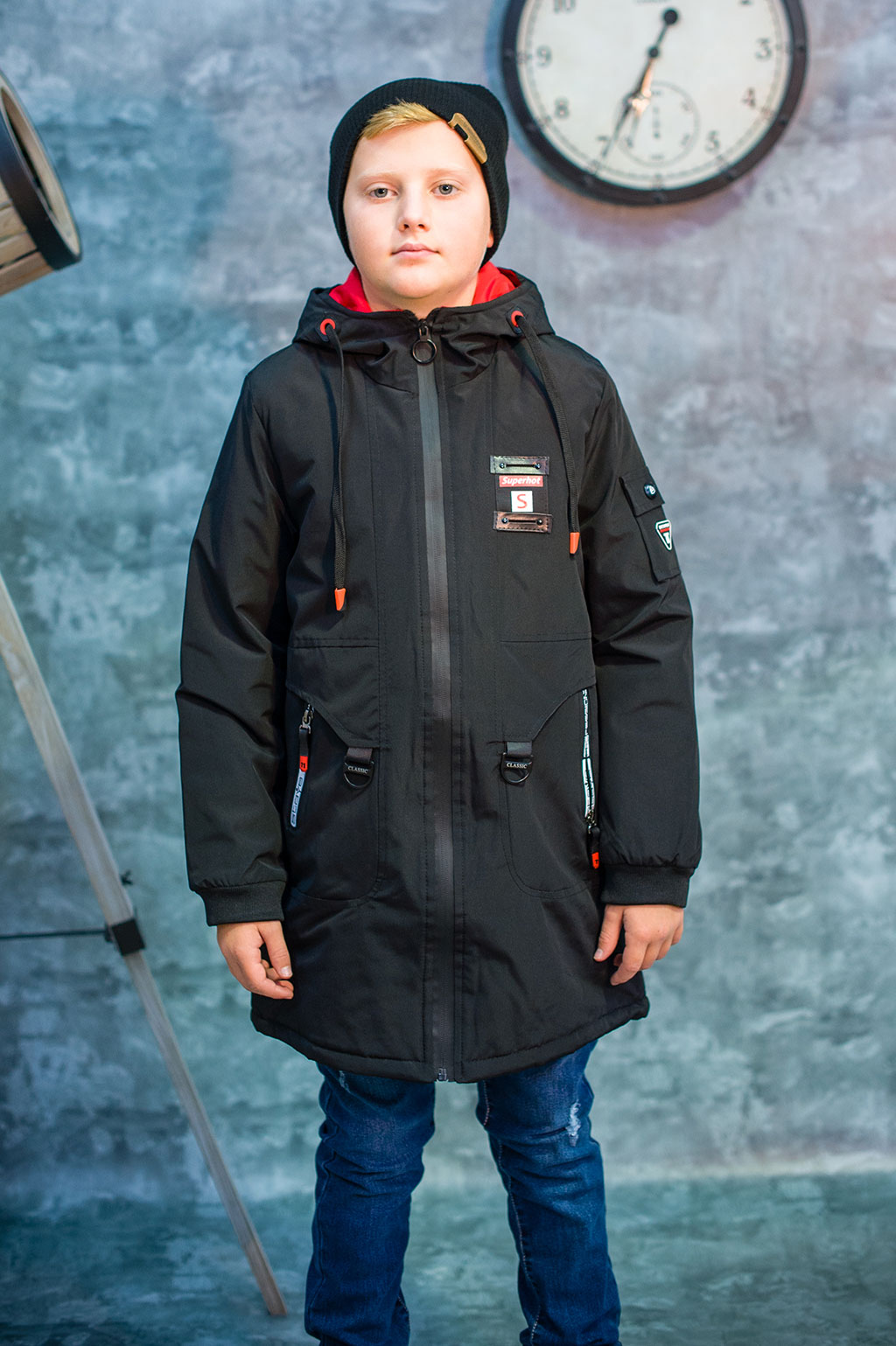 

Куртка Klkhe kids 140 см Черный (2125000595863)