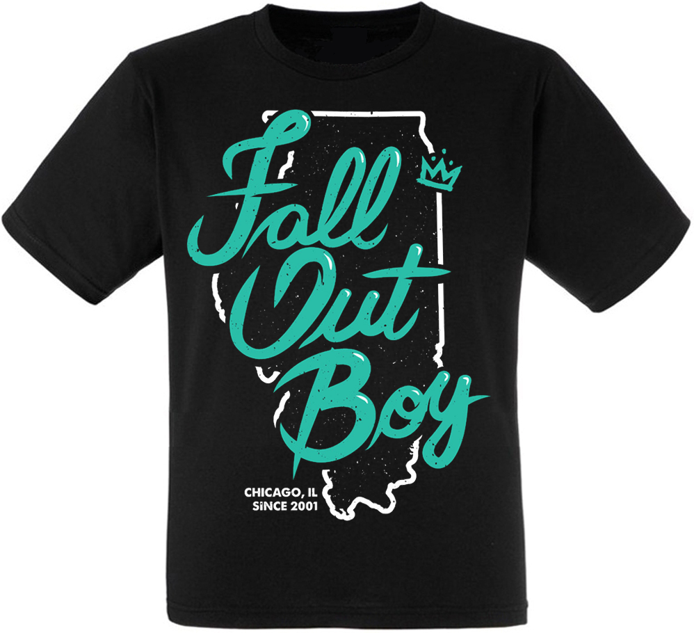 

Футболка Print Planet Fall Out Boy "Chicago IL Since 2001, Футболка Print Planet Fall Out Boy "Chicago IL Since 2001" M
