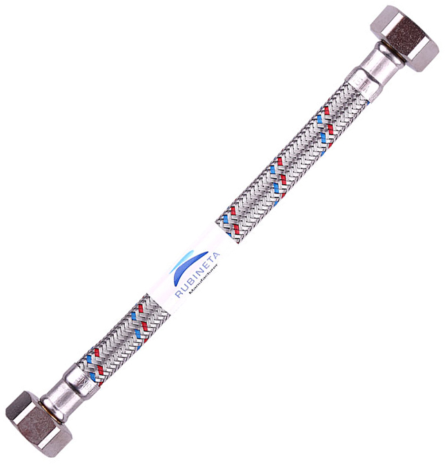 

Шланг водопроводный RUBINETA 1/2"x1/2" 150 см В-В гибкий 610150