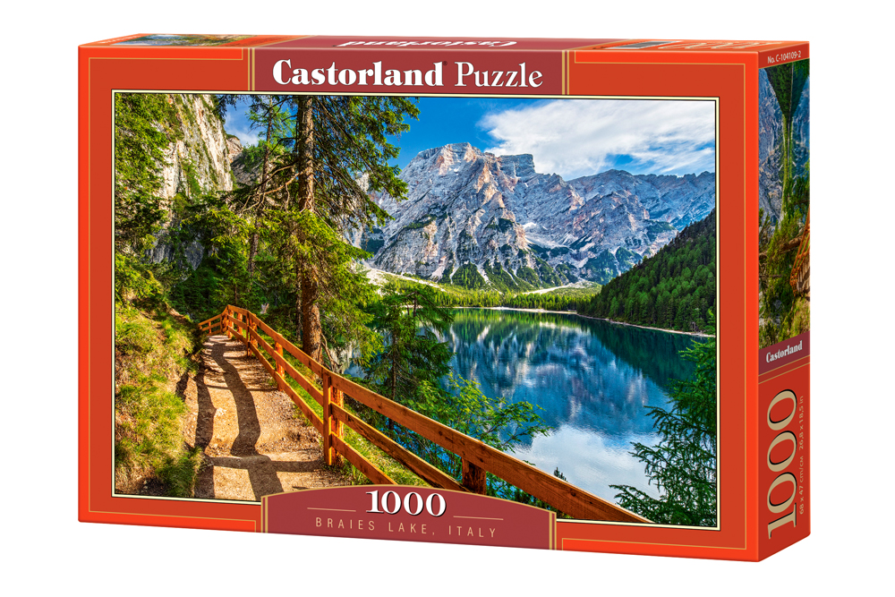 

Пазли Castorland 1000 ел. Озеро Браєс, Італія (C-104109)
