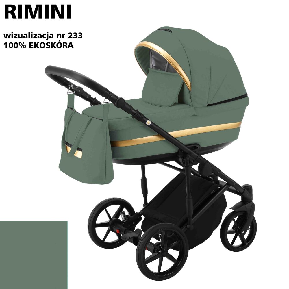 

Коляска 2 в 1 Adamex Rimini ECO кожа 100% RI-233 (625251)