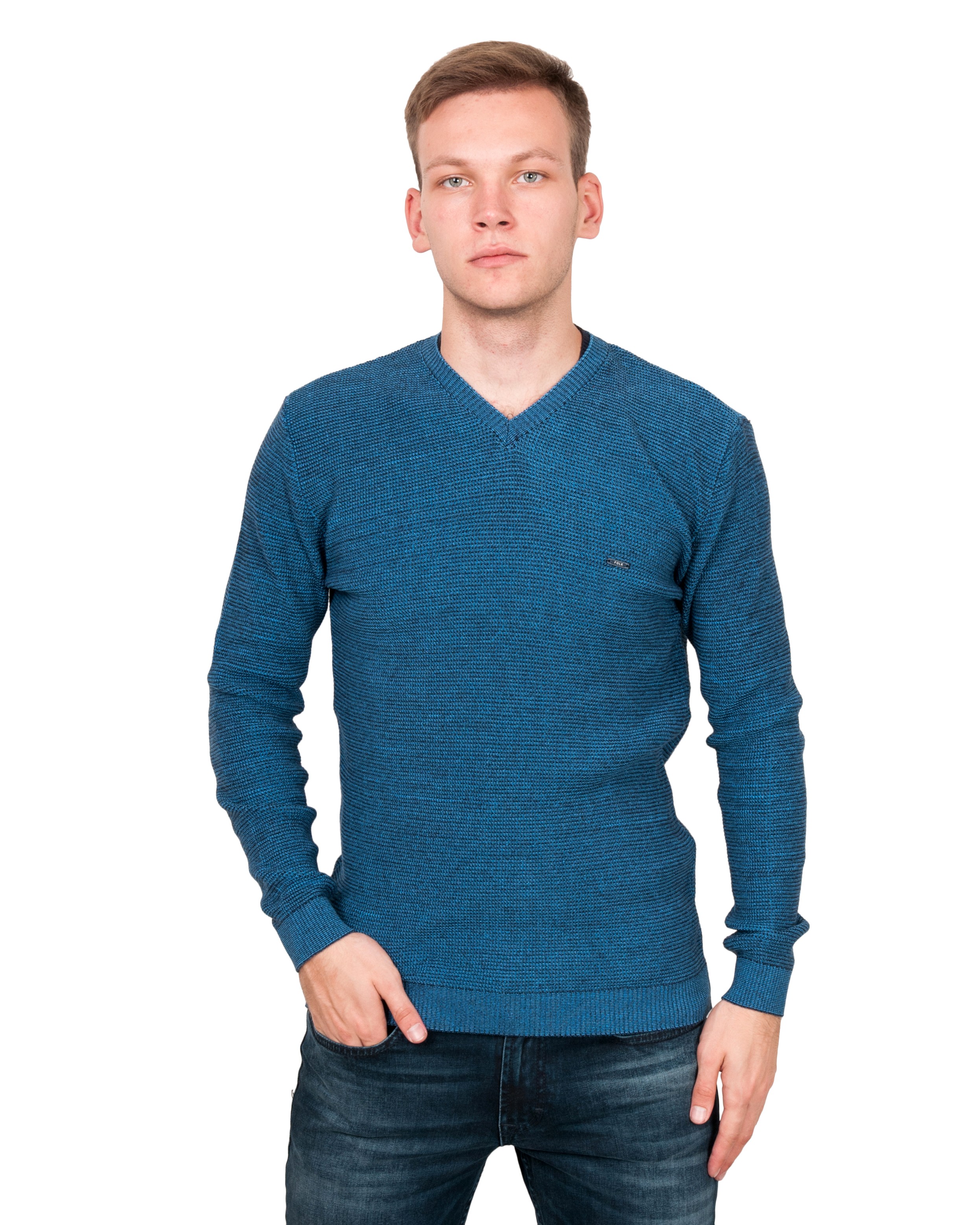 

Пуловер FOLK  синий FGUG0278-05, Пуловер FOLK 2XL синий FGUG0278-05
