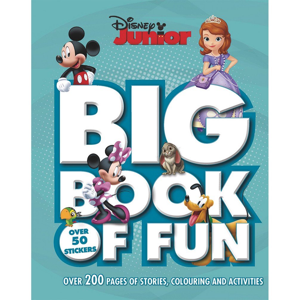 

Книга на английском языке Disney Junior Big Book of Fun: Over 200 Pages of Stories, Colouring and Activities, with Over 50 Stickers от издательства Parragon из Великобритании