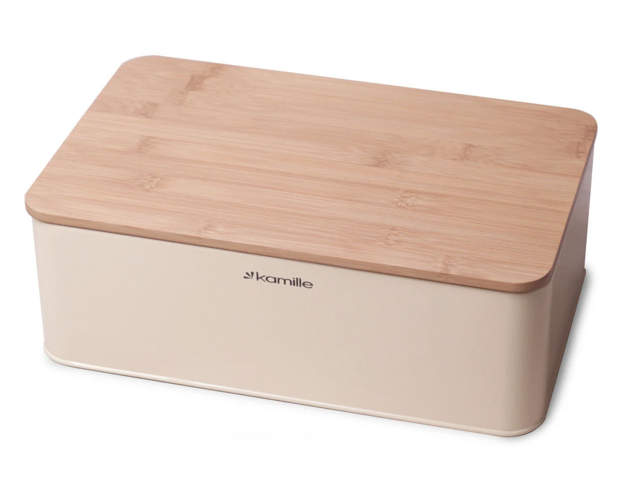 

Хлебница Kamille Breadbasket Steel&Bamboo 33х21см из нержавеющей стали