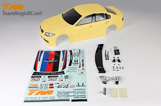 

Team Magic E4D 320 Pre-painted Body Shell Yellow