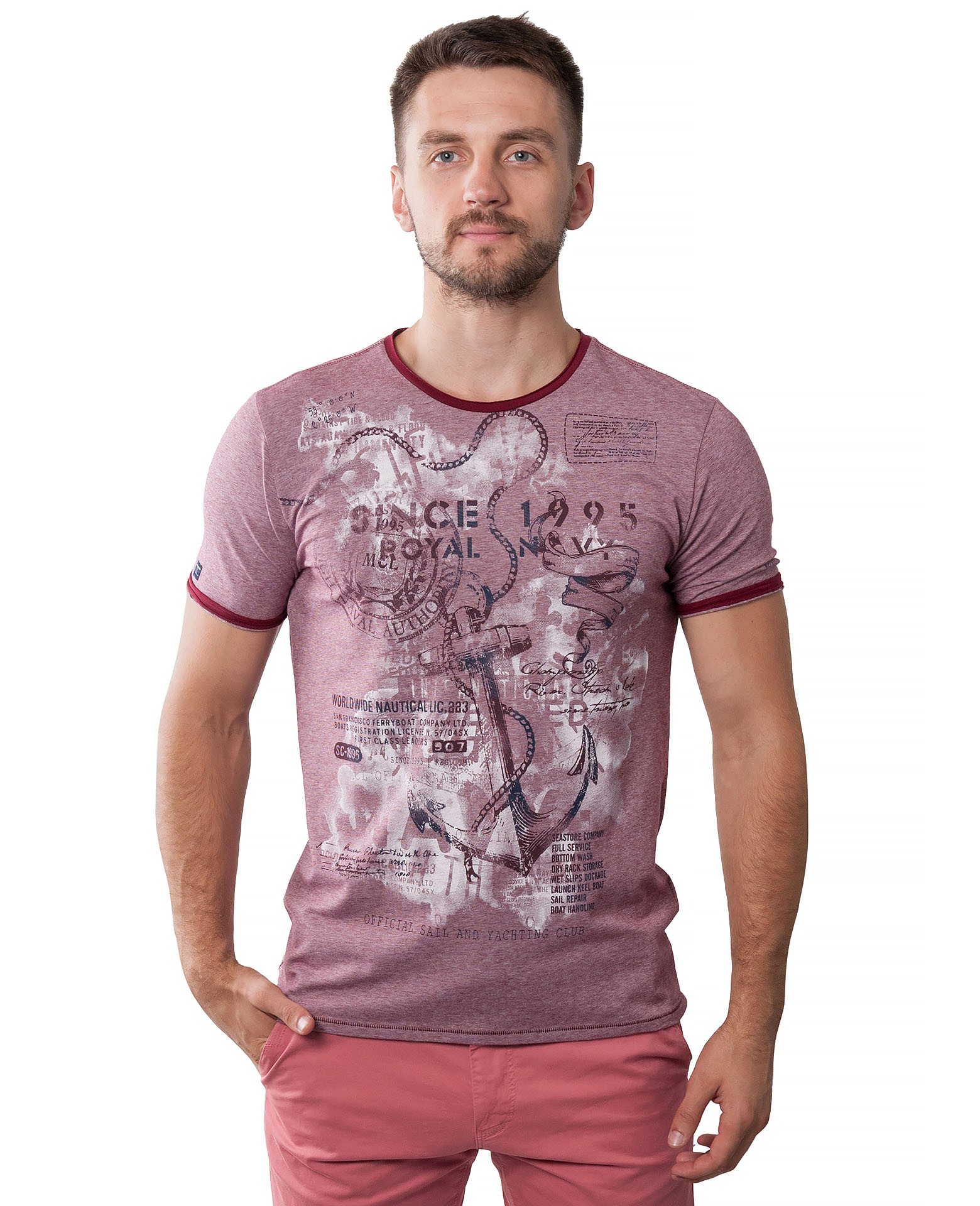 

Футболка MCL 5XL бордо 29484
